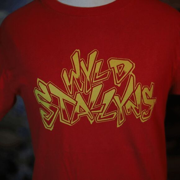 Small Bill and Ted's Excellent Adventure Wyld Stallyns Movie Band Tee - Picture 2 of 3